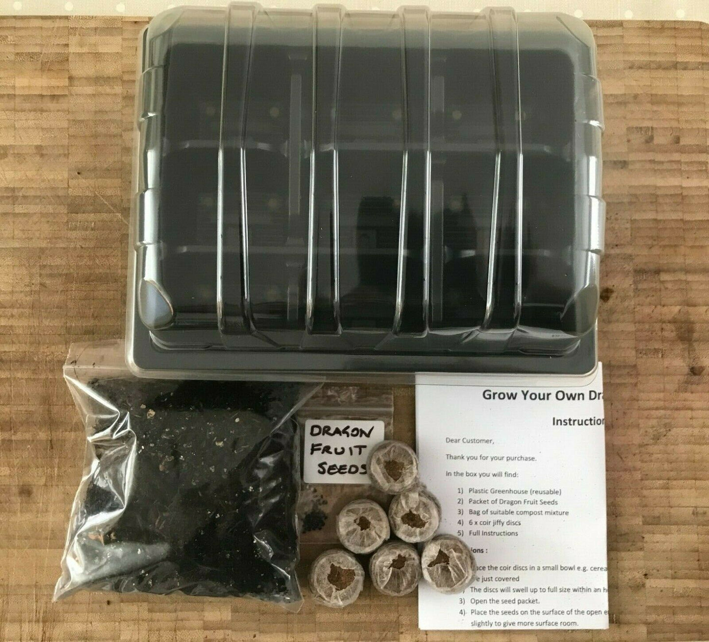 Grow Your Own Dragon Fruit Kit | Indoor Fun & Educational | Gift