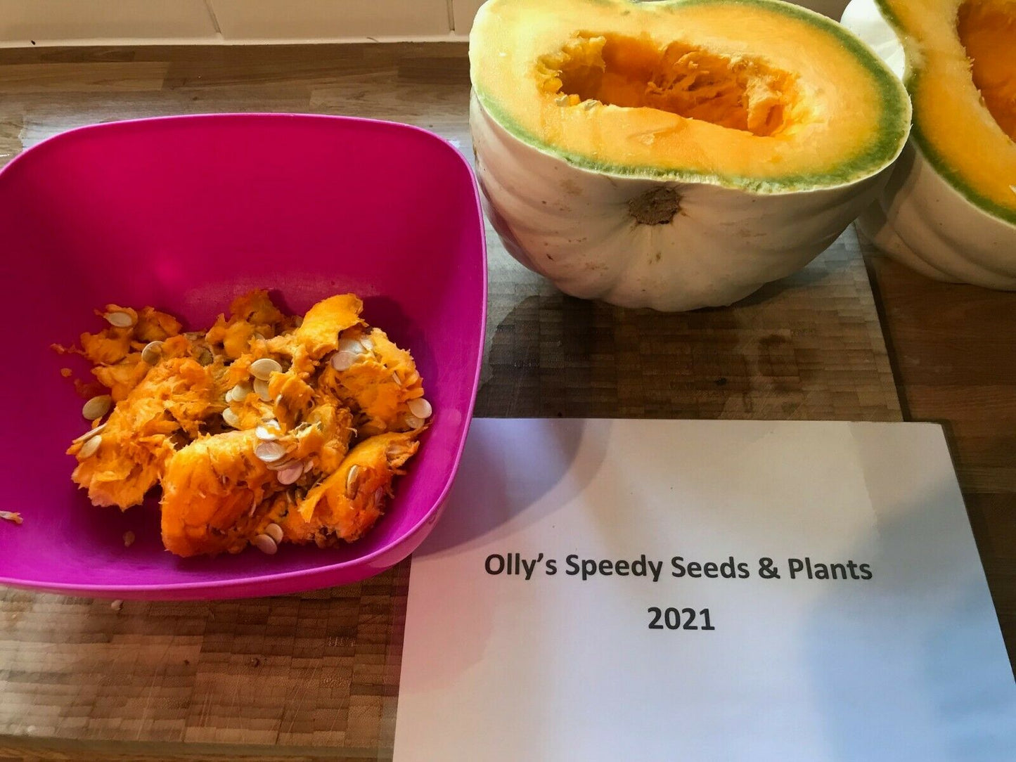 Ghost White Pumpkin | 5 seeds | Casper | Very Easy | Halloween